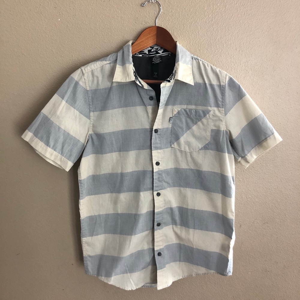 Shaun White Boys Striped Button Down Shirt